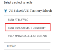 School selection for Parent PLUS Loan